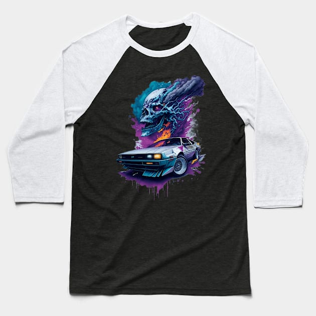 Summer Art DMC DeLorean Baseball T-Shirt by Shop Goods